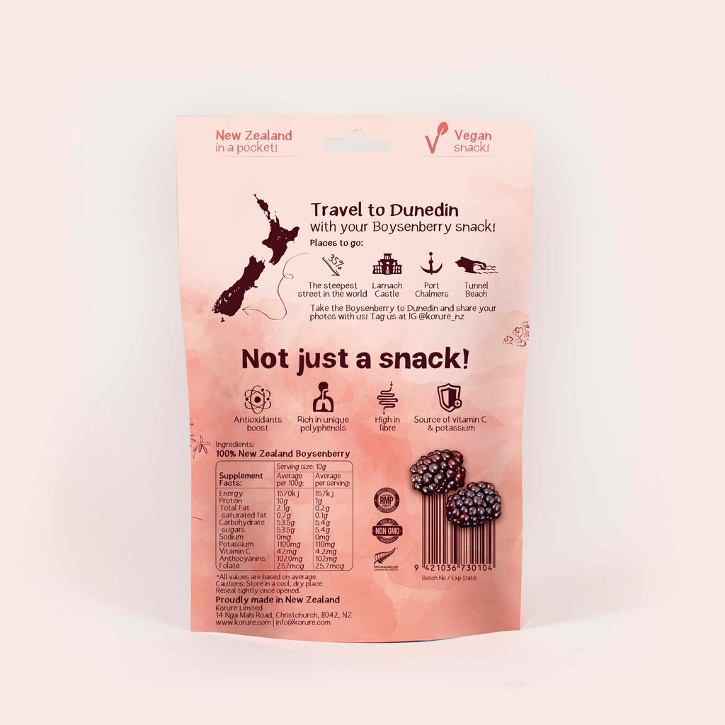 NZ Freeze Dried Boysenberry *NEW* - Travel Snack