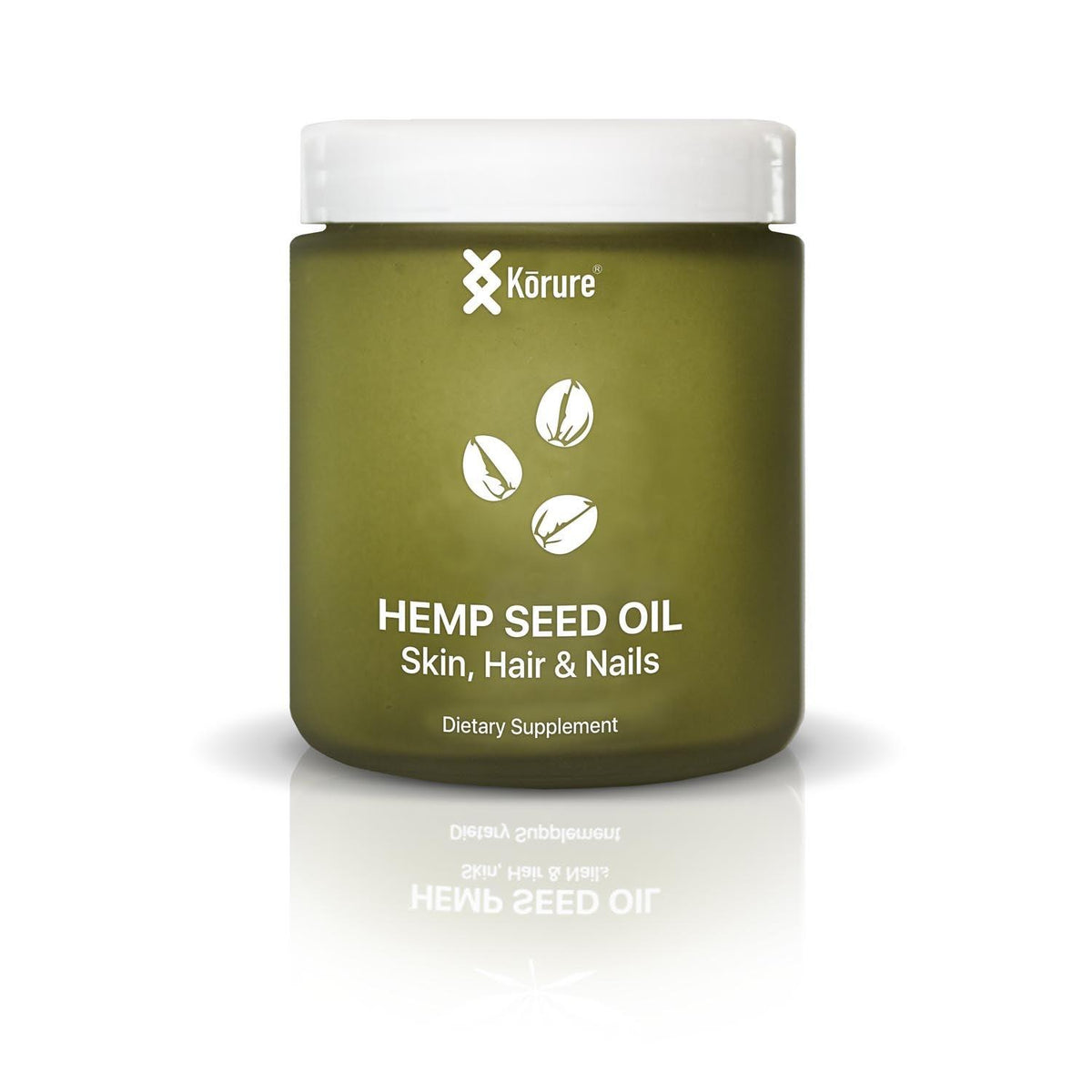 Hemp Seed Oil Rich in GLA for Hair, Nail and Skin Korure