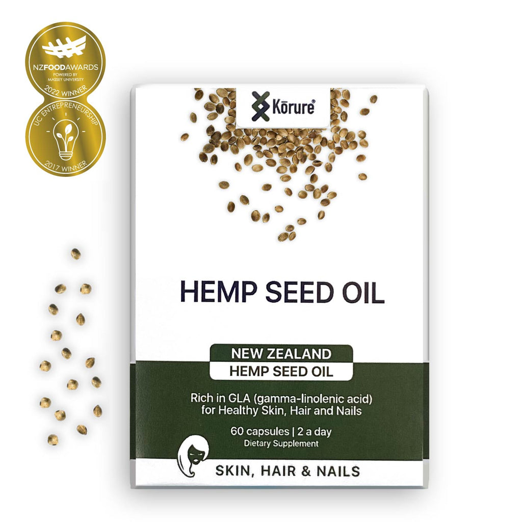 Hemp Seed Oil - Rich in GLA for Hair, Nail and Skin